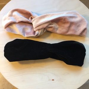 Velvet Headwraps Set of 2 Headbands